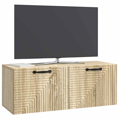 vidaXL Wall-Mounted TV Cabinet Sonoma Oak 78.5 x 31 x 30 cm
