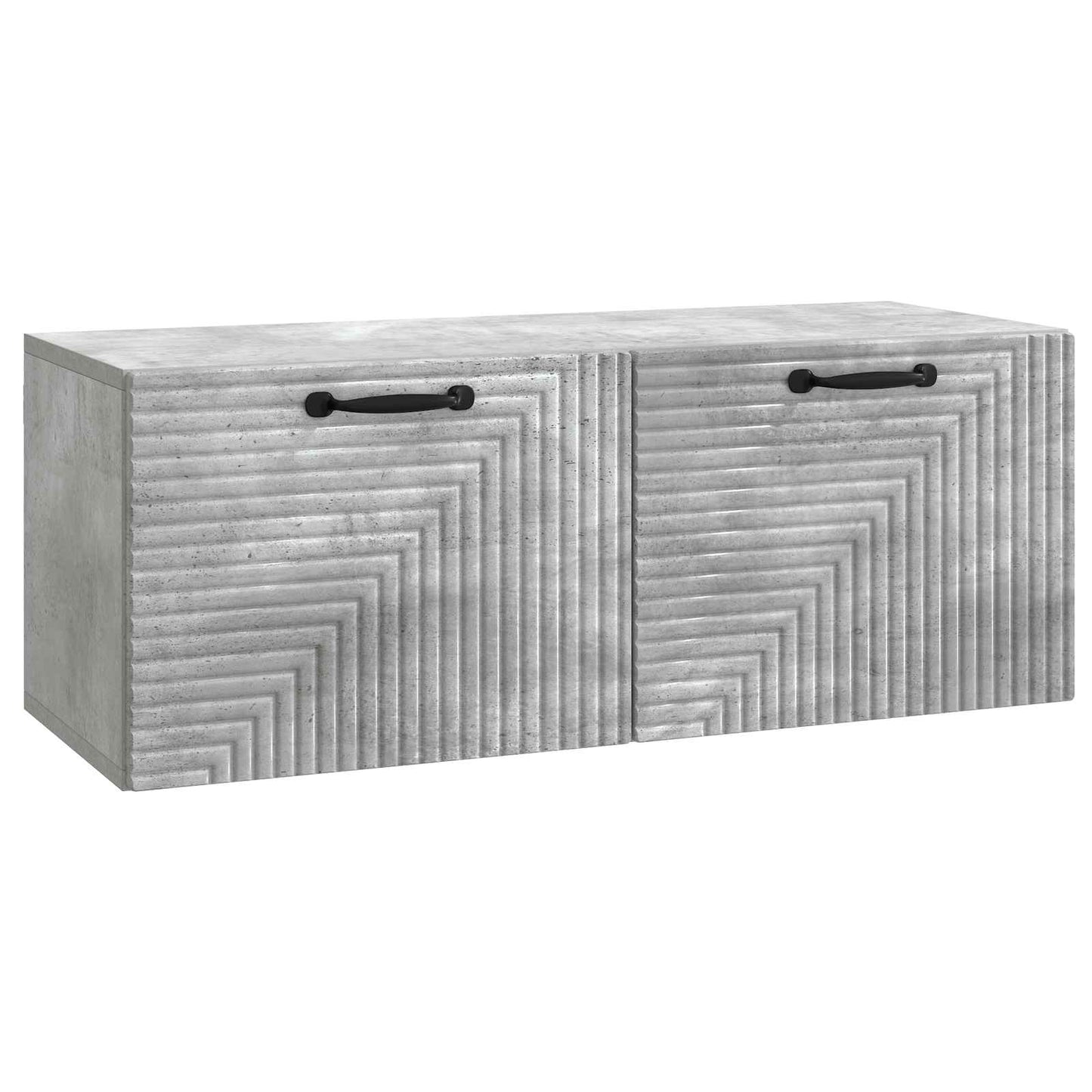 vidaXL Wall-Mounted TV Cabinet Concrete Grey 78.5 x 31 x 30 cm