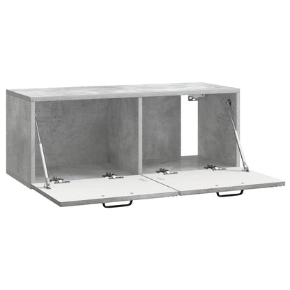 vidaXL Wall-Mounted TV Cabinet Concrete Grey 78.5 x 31 x 30 cm