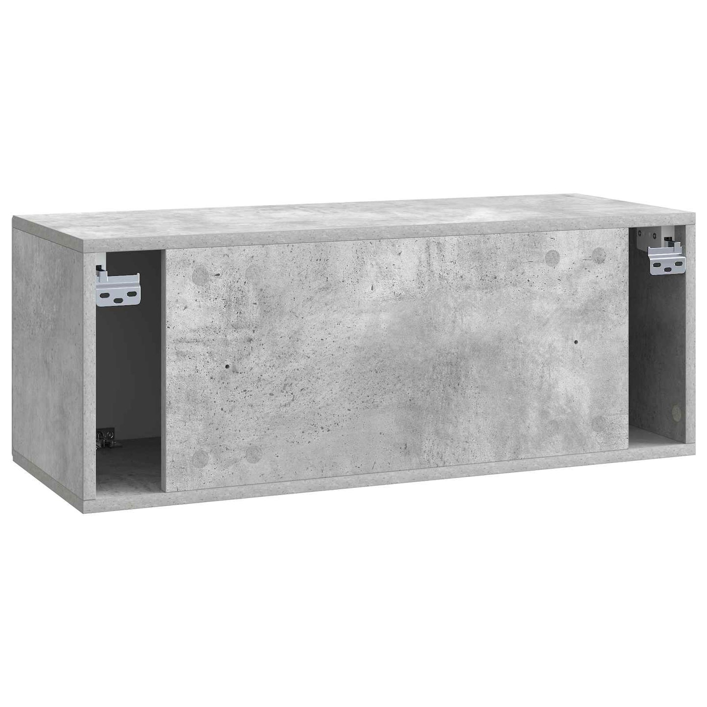 vidaXL Wall-Mounted TV Cabinet Concrete Grey 78.5 x 31 x 30 cm