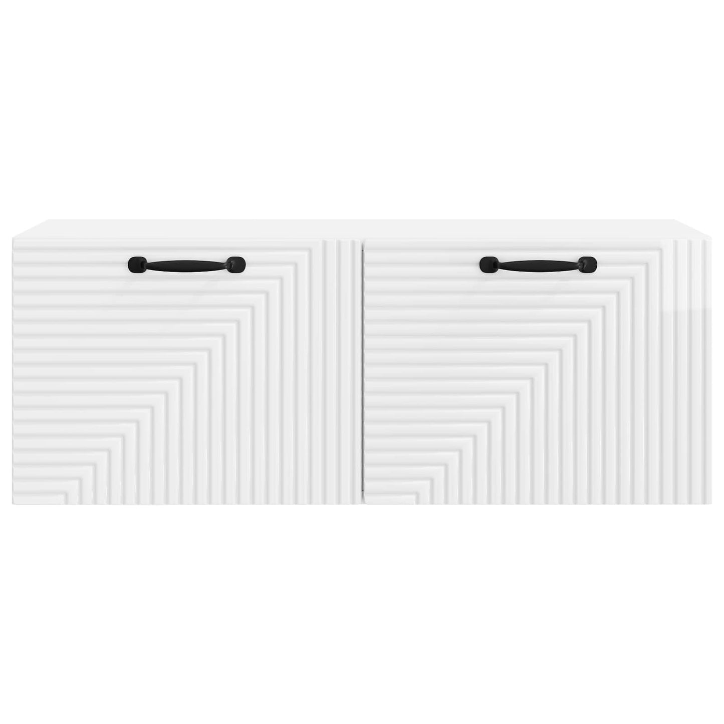 vidaXL Wall-Mounted TV Cabinet High Gloss White 78.5 x 31 x 30 cm