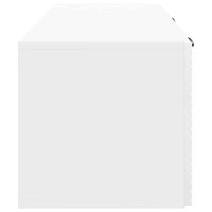 vidaXL Wall-Mounted TV Cabinet High Gloss White 78.5 x 31 x 30 cm