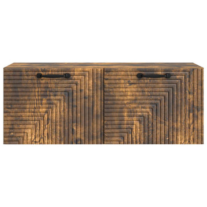 vidaXL Wall-Mounted TV Cabinet Smoked Oak 78.5 x 31 x 30 cm