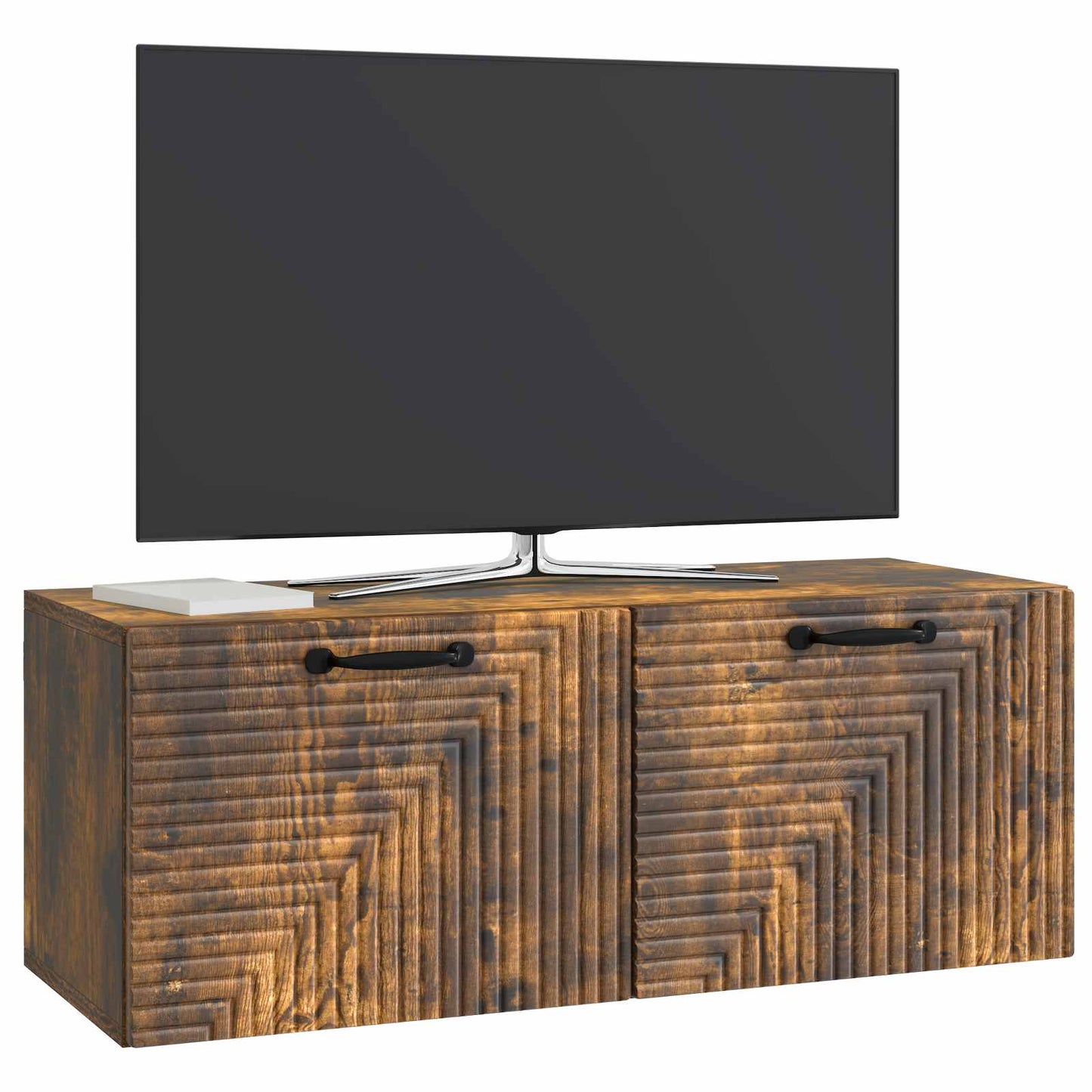 vidaXL Wall-Mounted TV Cabinet Smoked Oak 78.5 x 31 x 30 cm