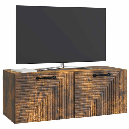 vidaXL Wall-Mounted TV Cabinet Smoked Oak 78.5 x 31 x 30 cm