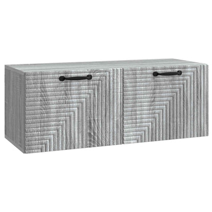 vidaXL Wall-Mounted TV Cabinet Grey Sonoma 78.5 x 31 x 30 cm