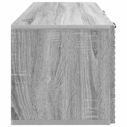 vidaXL Wall-Mounted TV Cabinet Grey Sonoma 78.5 x 31 x 30 cm