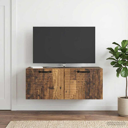 vidaXL Wall-Mounted TV Cabinet Wall-mounted Old Wood 78.5 x 31 x 30 cm