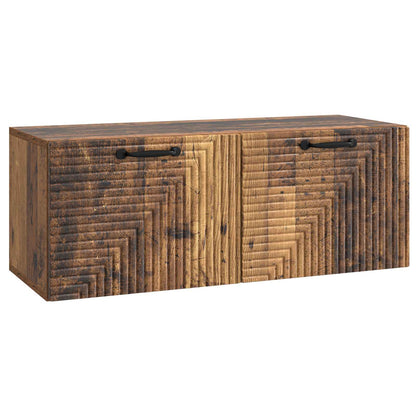 vidaXL Wall-Mounted TV Cabinet Wall-mounted Old Wood 78.5 x 31 x 30 cm