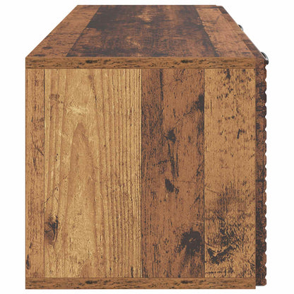 vidaXL Wall-Mounted TV Cabinet Wall-mounted Old Wood 78.5 x 31 x 30 cm