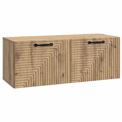 vidaXL Wall-Mounted TV Cabinet 78.5 x 31 x 30 cm Artisan Oak