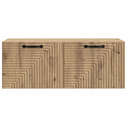 vidaXL Wall-Mounted TV Cabinet 78.5 x 31 x 30 cm Artisan Oak