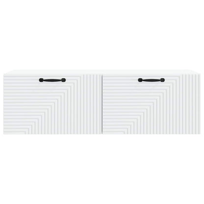 vidaXL Wall-Mounted TV Cabinet White 98 x 31 x 30 cm Engineered Wood