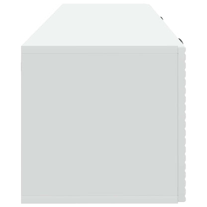 vidaXL Wall-Mounted TV Cabinet White 98 x 31 x 30 cm Engineered Wood