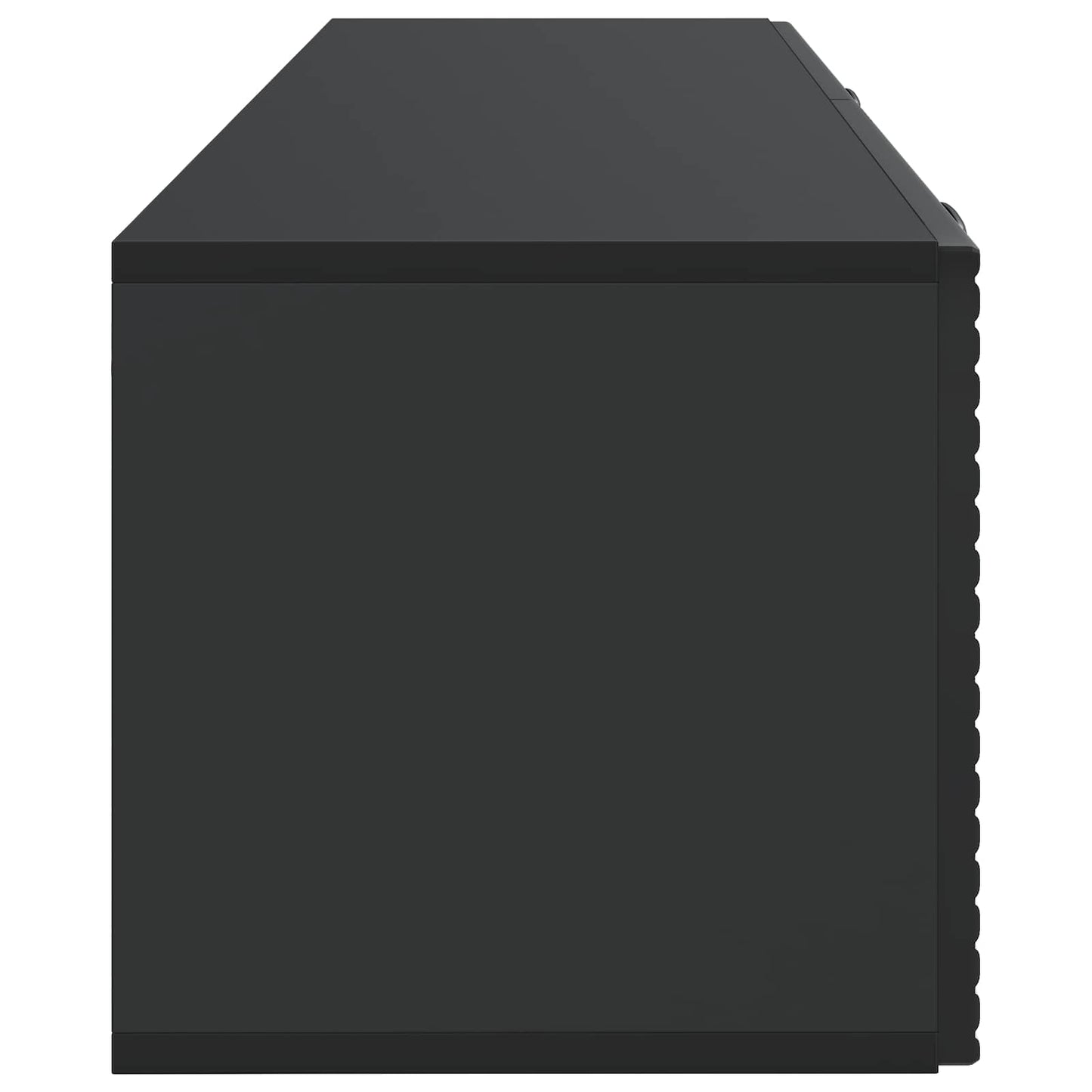 vidaXL Wall-Mounted TV Cabinet Black 98 x 31 x 30 cm Engineered Wood