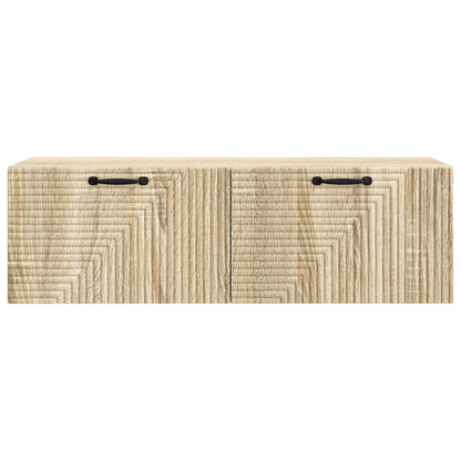 vidaXL Wall-Mounted TV Cabinet Wall-mounted Sonoma Oak 98 x 31 x 30 cm