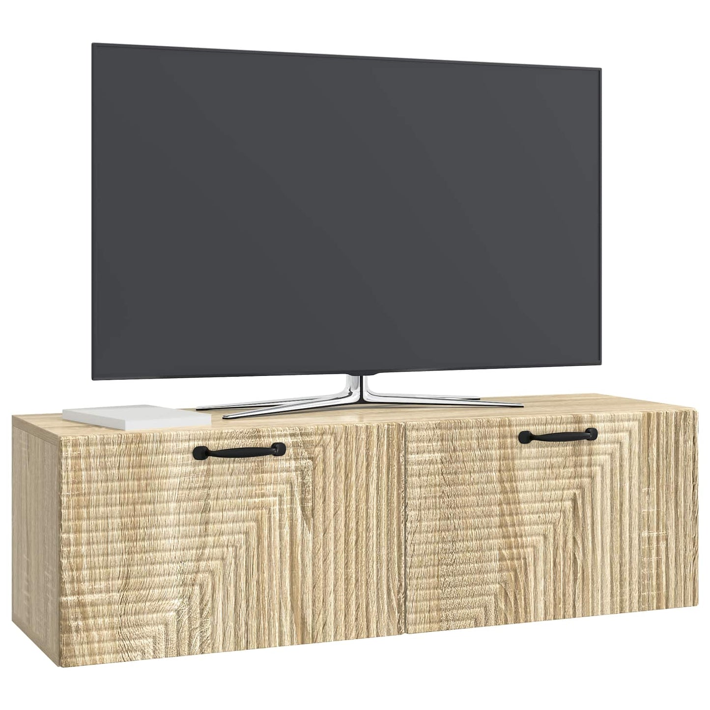 vidaXL Wall-Mounted TV Cabinet Wall-mounted Sonoma Oak 98 x 31 x 30 cm