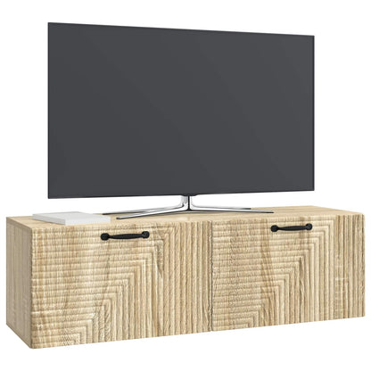 vidaXL Wall-Mounted TV Cabinet Wall-mounted Sonoma Oak 98 x 31 x 30 cm