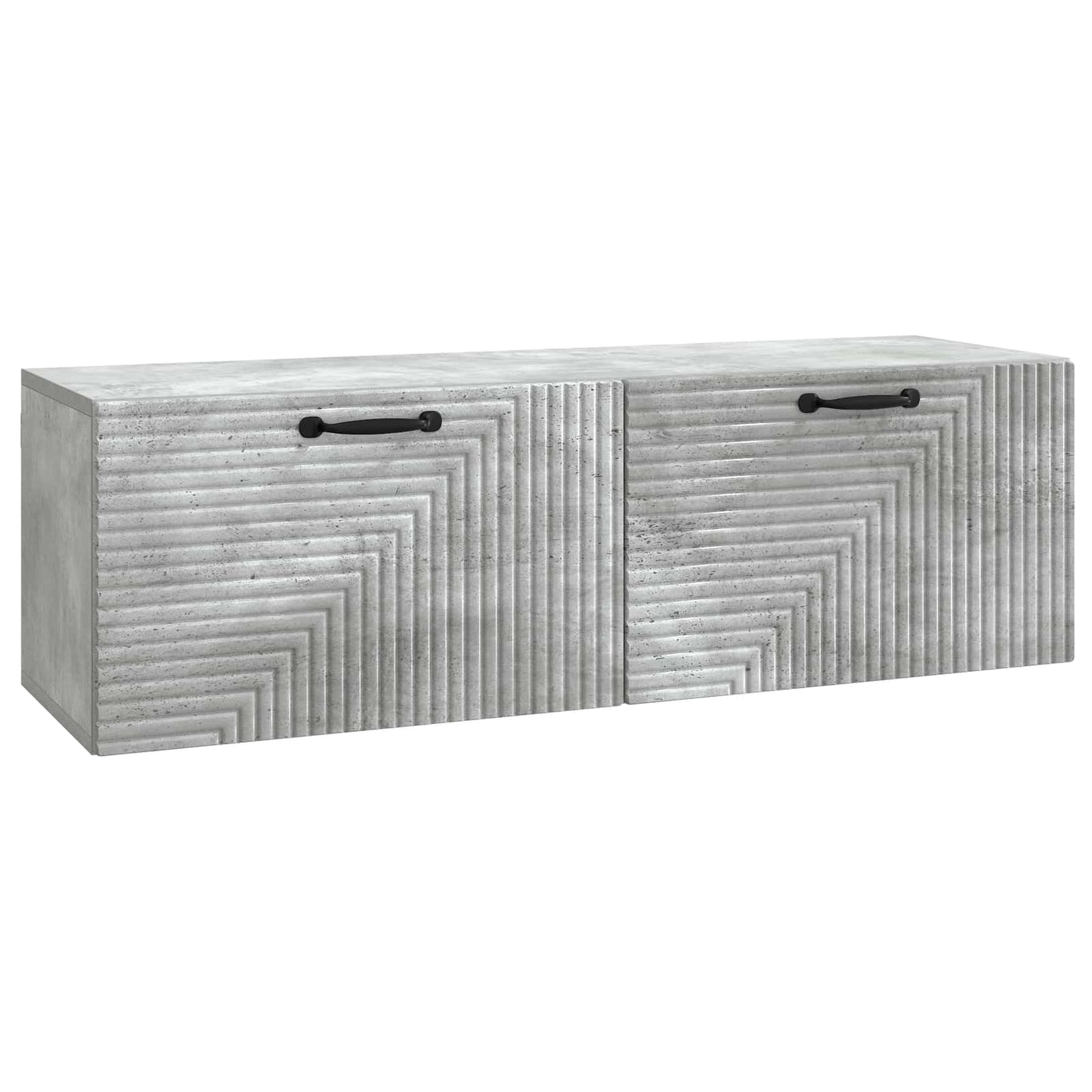 vidaXL Wall-Mounted TV Cabinet Concrete Grey 98 x 31 x 30 cm