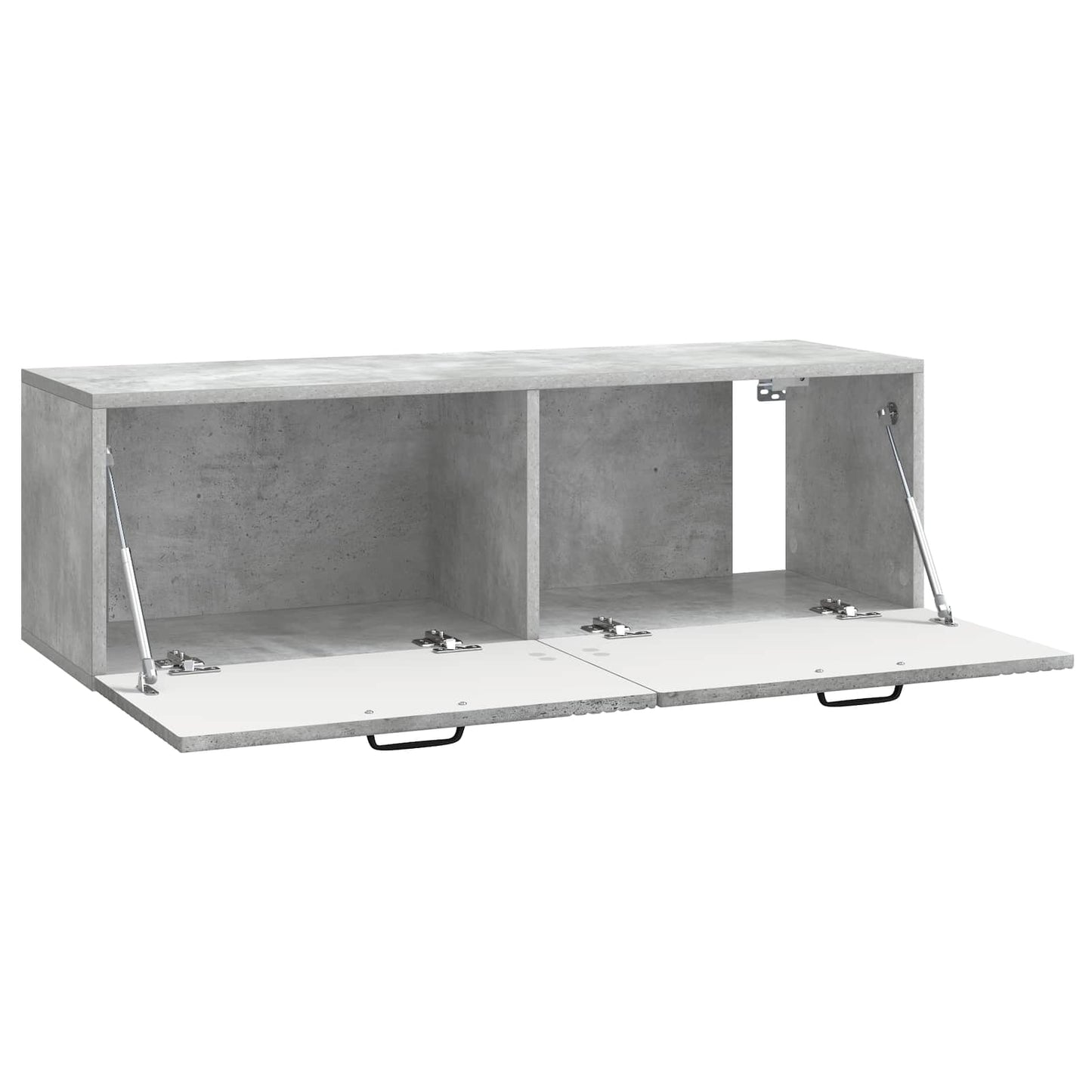 vidaXL Wall-Mounted TV Cabinet Concrete Grey 98 x 31 x 30 cm