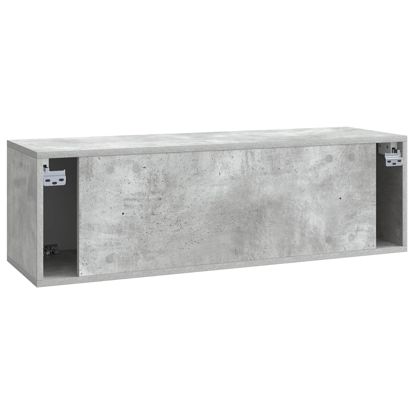 vidaXL Wall-Mounted TV Cabinet Concrete Grey 98 x 31 x 30 cm