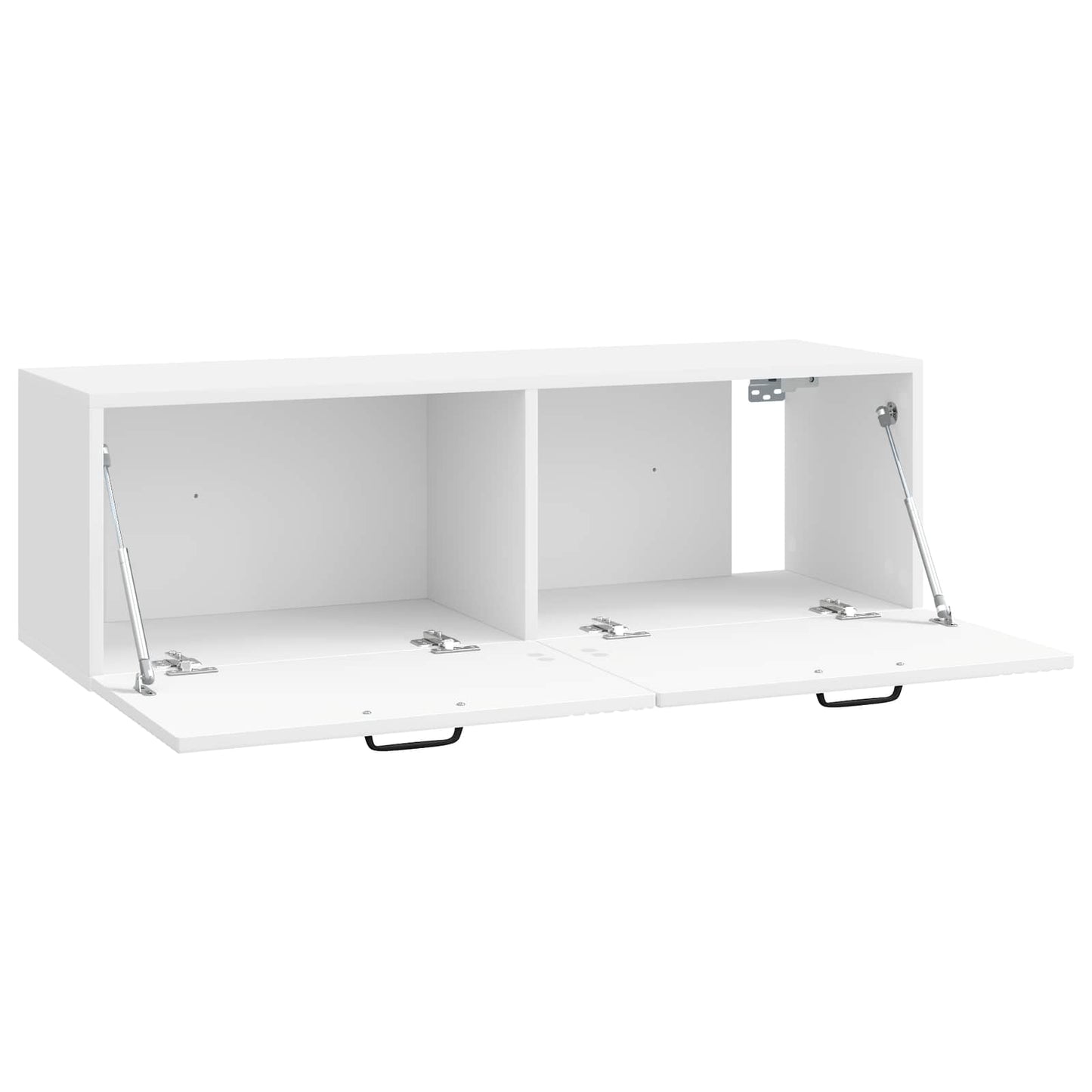 vidaXL Wall-Mounted TV Cabinet High Gloss White 98 x 31 x 30 cm