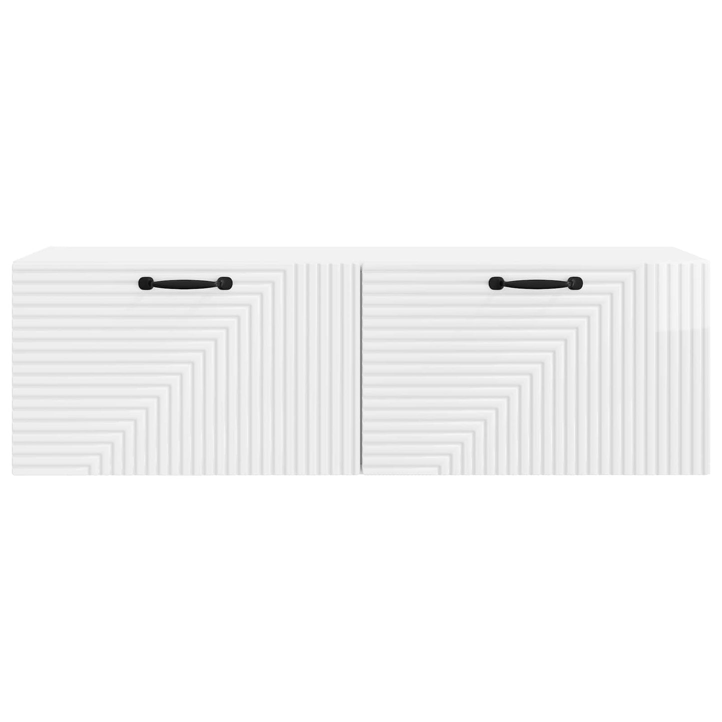 vidaXL Wall-Mounted TV Cabinet High Gloss White 98 x 31 x 30 cm