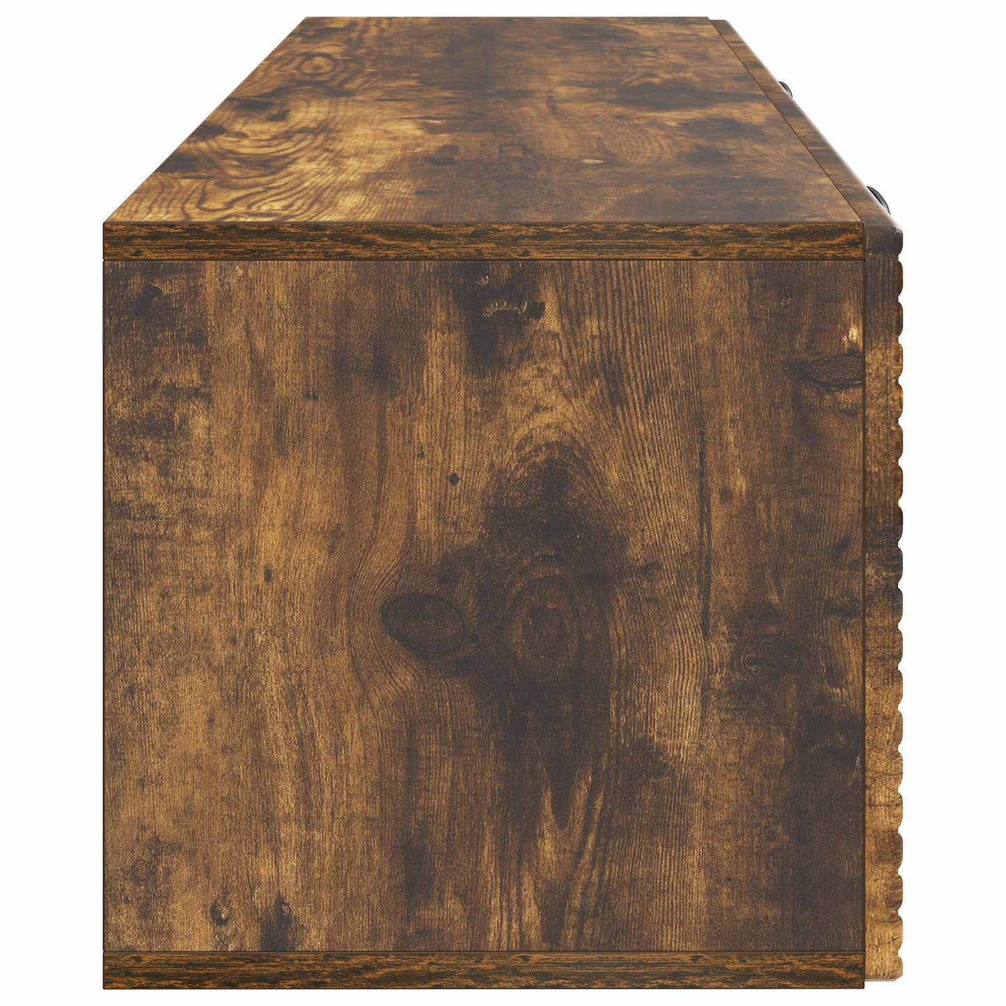vidaXL Wall-Mounted TV Cabinet Wall-mounted Smoked Oak 98 x 31 x 30 cm