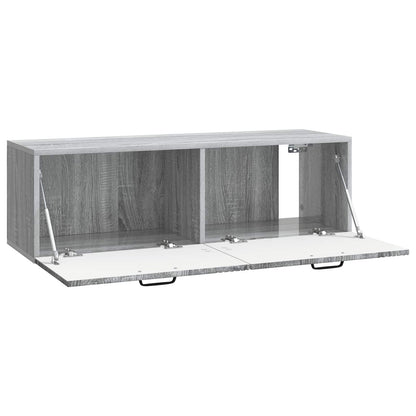 vidaXL Wall-Mounted TV Cabinet Grey Sonoma 98 x 31 x 30 cm
