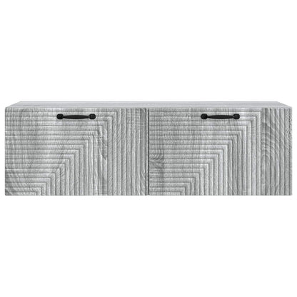 vidaXL Wall-Mounted TV Cabinet Grey Sonoma 98 x 31 x 30 cm
