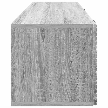 vidaXL Wall-Mounted TV Cabinet Grey Sonoma 98 x 31 x 30 cm