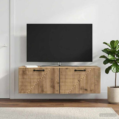 vidaXL Wall-Mounted TV Cabinet 98 x 31 x 30 cm Artisan Oak