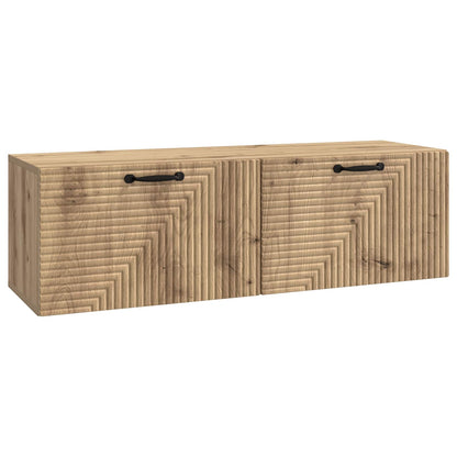 vidaXL Wall-Mounted TV Cabinet 98 x 31 x 30 cm Artisan Oak
