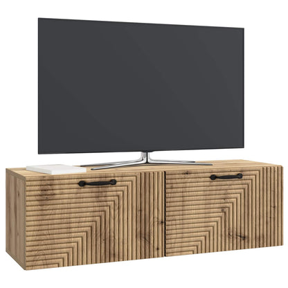 vidaXL Wall-Mounted TV Cabinet 98 x 31 x 30 cm Artisan Oak