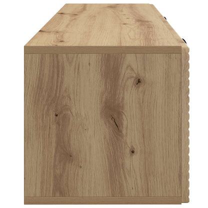 vidaXL Wall-Mounted TV Cabinet 98 x 31 x 30 cm Artisan Oak