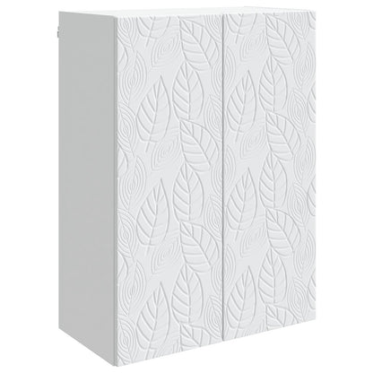 vidaXL Wall-Mounted Cabinet White 66 x 34.5 x 90 cm Engineered Wood