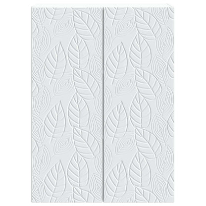 vidaXL Wall-Mounted Cabinet White 66 x 34.5 x 90 cm Engineered Wood