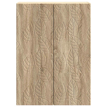 vidaXL Wall-Mounted Cabinet Sonoma Oak 66 x 34.5 x 90 cm