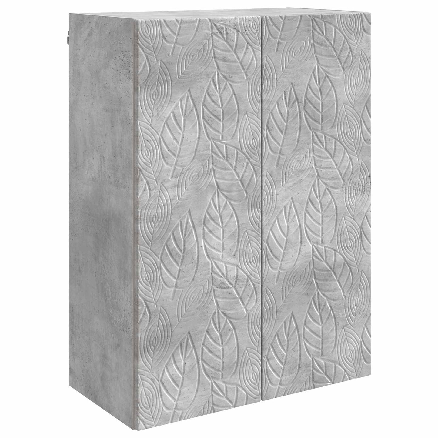 vidaXL Wall-Mounted Cabinet Concrete Grey 66 x 34.5 x 90 cm