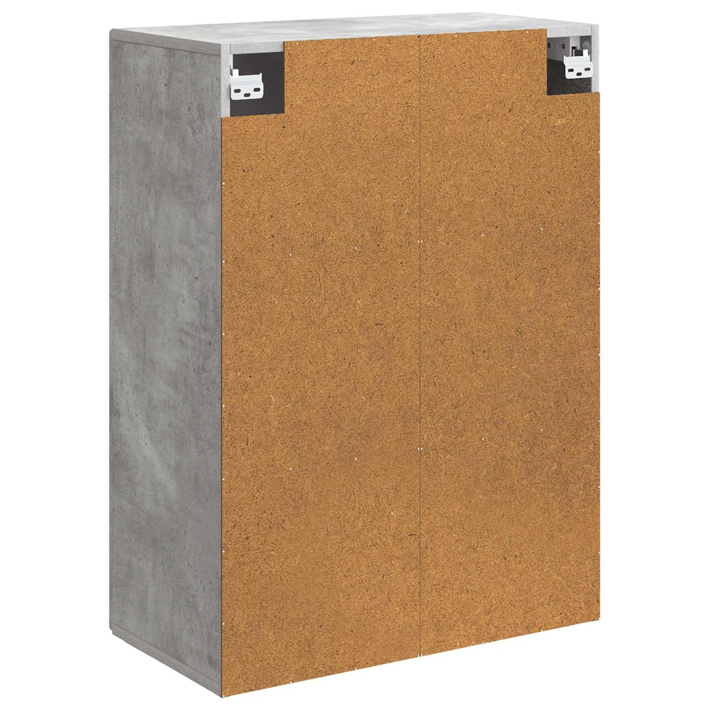 vidaXL Wall-Mounted Cabinet Concrete Grey 66 x 34.5 x 90 cm