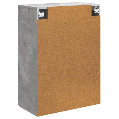 vidaXL Wall-Mounted Cabinet Concrete Grey 66 x 34.5 x 90 cm
