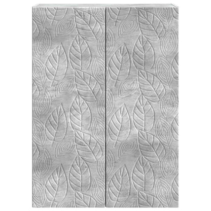 vidaXL Wall-Mounted Cabinet Concrete Grey 66 x 34.5 x 90 cm