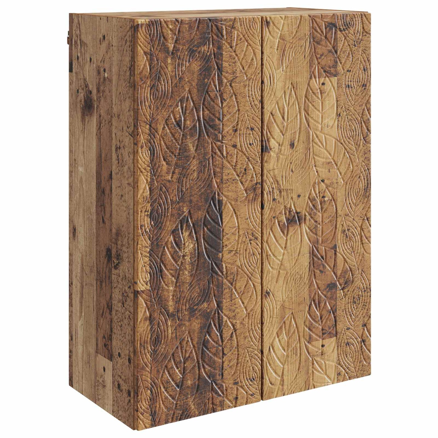 vidaXL Wall-Mounted Cabinet Old Wood 66 x 34.5 x 90 cm Engineered Wood