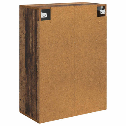vidaXL Wall-Mounted Cabinet Old Wood 66 x 34.5 x 90 cm Engineered Wood
