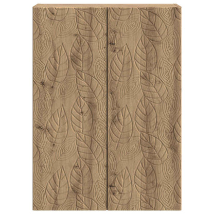vidaXL Wall-Mounted Cabinet Artisan Oak 66 x 34.5 x 90 cm