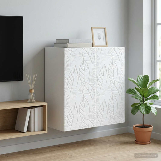 vidaXL Wall-Mounted Cabinet White 59 x 31 x 60 cm Engineered Wood