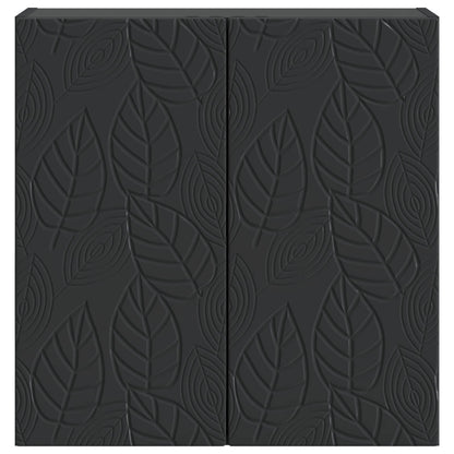 vidaXL Wall-Mounted Cabinet Black 59 x 31 x 60 cm Engineered Wood