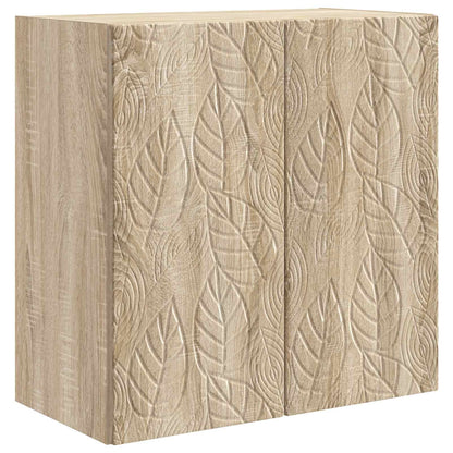 vidaXL Wall-Mounted Cabinet Sonoma Oak 59 x 31 x 60 cm Engineered Wood