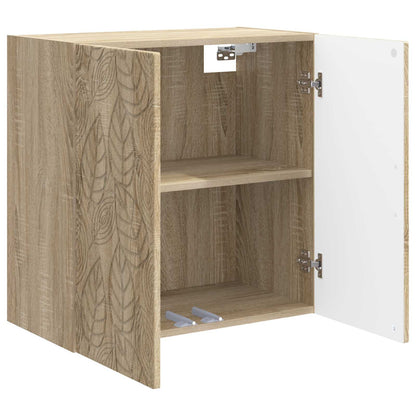 vidaXL Wall-Mounted Cabinet Sonoma Oak 59 x 31 x 60 cm Engineered Wood