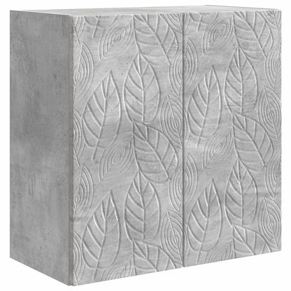vidaXL Wall-Mounted Cabinet Concrete Grey 59 x 31 x 60 cm